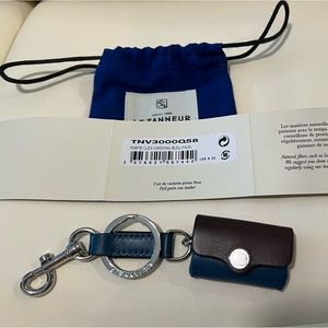 Le Tanneur Keychain in Smooth Leather